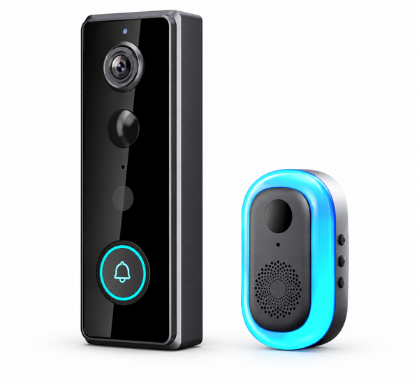 Video doorbell with companion device